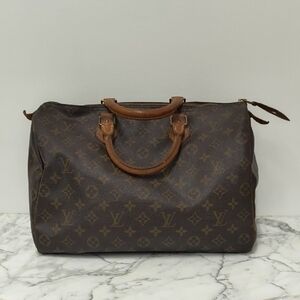 Louis Vuitton Speedy Brown Monogram Handbag